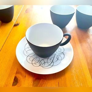Raymond Loewy Continental China cups and saucers